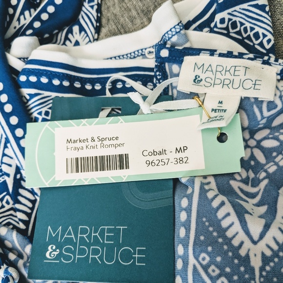 Market & Spruce Fraya Knit Romper NWT - Picture 5 of 5